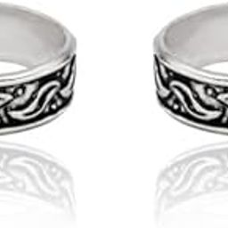Buy Classy 925 Silver Oxidized Toe Ring Online | Gift for Every Occassion | With Certificate of Authenticity and 925 Stamp | 6 Month Warranty-image-22