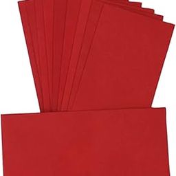 Lifafewala Eco Friendly Handmade Sustainable Recycled Paper Envelopes used in Gifting, Birthdays, Weddings and Other Occasions And Festivities. Pack of 10| (Red)-image-89