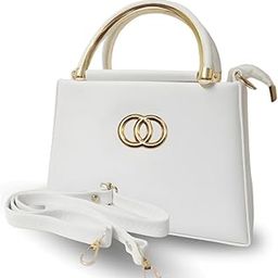 Classy PU Sling Bag for Women | Structured Design, Zipper Closure & Stylish Metal Handle-image-42