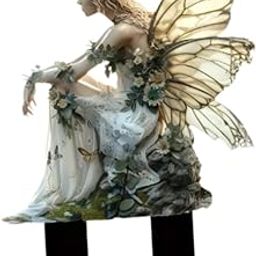 2D Fairy Garden Stake Gifts Versatile Decorative for Backyard Spring Pathway| Garden Statue | Lawn Ornament | Décor-36
