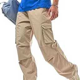 greciilooks Men's Regular Fit Low Rise Cargos Trousers | Cargo Track Pant | Loose Fit | Regular Trouser | Treck Pent with Multiple Pockets-picture-48