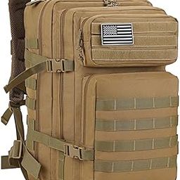 Luckin Packin Tactical Backpack,Tactical Molle Assault Pack,Backpack for Men, Military Army Camping Rucksack Bag-15