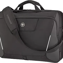 wenger Swiss Designed XE Brief 17, Laptop Briefcase with Tablet Pocket, Includes Travel Organiser, Comes With Detachable Shoulder Strap, Black | 25 litres (653301)-picture-30