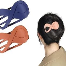 2 Pack Hair Clips French Twist Hair Claw Clips for Thick Hair Matte Banana Clips Hair Barrettes Nonslip Flat Hair Clips for Women and Girls-image-61