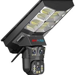 SMARS 4g sim Enabled Solar Powered Outdoor Security Camera with Street Light | Smart Camera with Voice Monitor | Cloud Storage | IP66 Waterproof | 360 Degree Rotate | Night Vision | 2 Way Audio-image-77
