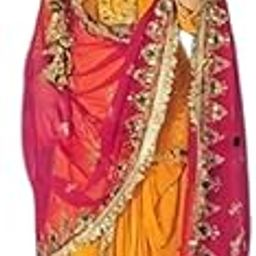 Women's Georgette Fully Stitched Plazzo Suit With Dupatta And Plazzo kurti with dupatta with Plazzo Pant With Dupatta Green1 Colour SF261-31-ver-11