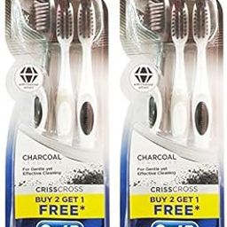 Oral-B Adult Charcoal Sensitive Manual Toothbrush-3 Pieces (Extra Soft, Pack Of 2)-image-45
