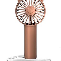 Mini Fan, Portable Fan with 3 Speeds for 2000mAh Battery USB-C Rechargeable, 3-Speed Quiet Operation, Stylish Handheld Fan for Outdoors & Travel-image-16