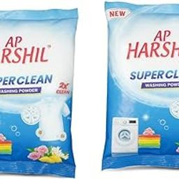 AP Harshil Super Clean Washing Powder – 2X Cleaning Power with Floral Freshness for Bright Soft and Spotless Laundry Results (Pack 2)-image-40