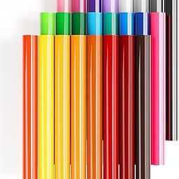 IROHTV Premium Permanent Vinyl for Cricut and All Cutters, 24 Sheets, 12" x 12" Glossy Self-Adhesive Vinyl Bundle for Crafts, Signs, Cup Stickers, Party, Car and-image-47