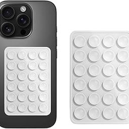 CLAUZIO – Premium Silicone Suction Phone Holder with Sticky Grip | Hands-Free Anti-Slip Mount for iPhone & Android | Perfect for Selfies, Videos, and Content Creation (White, 1 Piece)-18