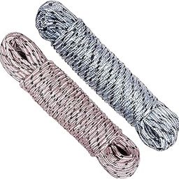Icora Heavy Duty Braided Utility Rope for Outdoor Camping DIY Multipurpose Use 10M+10M Set of 2 Pack of1-18