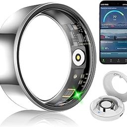 Smart Fitness Ring for Women Men - Activity & Health Tracker Ring with Heart Rate/Pressure/Sleep/Steps/Blood Oxygen Monitoring, 10ATM Waterproof for iPhone and Android, No Subscription Fee (8#)-14