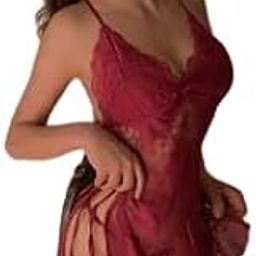 Babydoll Lingerie Mesh Wedding Nightie Women's Babydoll Bikini Sexy top with G String Hot Sexy Bikini Wedding Honeymoon Valentine Bridal wear-image-9