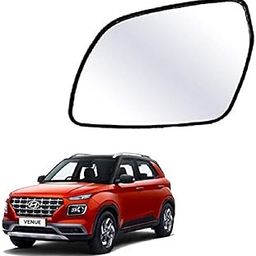 STYCARO- Side View Mirror Glass Plate compatible with Hyundai Venue 2019-2024 Model (LEFT SIDE (PASSENGER SIDE))-image-75