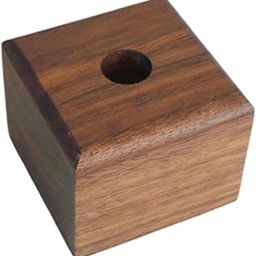 ARTISOUL® Fountain Pen Holder Wooden Creative Countertop For Office School Sturdy Room Type B | Home Decor | Figurines-image-23