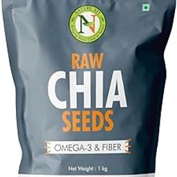 Nature Vit Chia Seeds 1 Kg - Seeds for Eating | Contains Omega 3 & Fibre and Protein | Seeds for Weight Management-image-76