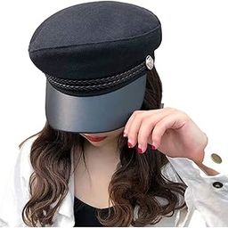 2022 New All Season Fashion Women's Cotton hat British Style Adjustable Rope Beret Newsboy Female Visor caps (8101)-image-26