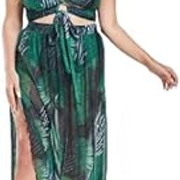 Plus Tropical Print Bikini 3 Piece Bathing Suit-picture-44