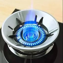 Gas Saver Burner Stand Gas Burner Cover Gas Saver Jali Home Gas Stove Fire & Windproof Energy Saving Stand Gas Stove Stand Max Gas Saviour- Silver (Pack of 1)-image-37