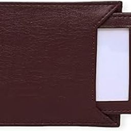 Men Casual Tan Artificial Leather Money Clip - Mini (6 Card Slots) (Brown)-picture-11