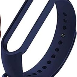 Soft Silicone Replacement Band Strap Compatible with Xiaomi Mi Band 5 / Mi Band 6 (DEVICE NOT INCLUDED) (NAVY BLUE)-16