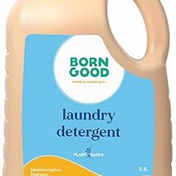 Born Good Plant Based Japanese Cypress Fragrance Laundry Detergent, Biodegradable, Non-Toxic And Eco-Friendly - 5.1 Ltr (Pack of 1)-image-63