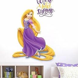 GADGETS WRAP Tangled - Rapunzel - Disney Princess - Go Live Your Dreams Wall Sticker for Home and Office-image-37