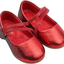 12 To 18 Months Synthetic Leather Ballerinas/Belly Sandal/Booties for Girls (Red)-BT4838-image-83