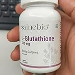 Sainebio L-Glutathione 500 mg – Antioxidant Complex with Vitamin C, E, Alpha Lipoic Acid, Grape Seed Extract & Hyaluronic Acid – 30 Capsules – Balanced Daily Supplement – 30 Capsules - Pack Of 1-image-77
