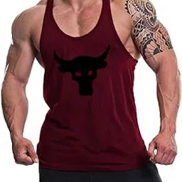 THE BLAZZE 0052 Men's Tank Tops Muscle Gym Bodybuilding Vest Fitness Workout Train Stringer's-picture-49