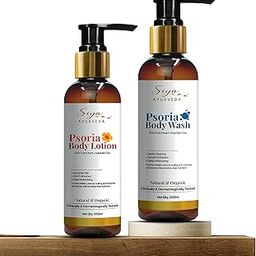 SiyaAyurveda Psoriasis Skin Care Combo-Psoriasis Body Wash For Natural Soothing Skin|Body Lotions Moisturisation Cream For Men Women|Body Lotion And Body Wash Set For Unisex-27