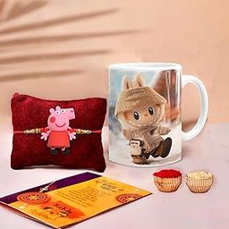 CraftVatika Lubaba Rakhi Gift for Brother, Kids Rakhi Set for Brother with Mug. Gift for Brother Boy Baby, Cartoon Rakhis with Mug for Boy Sister Kids, Rakshabandhan Combo, raksha bandhan Card-image-16