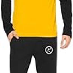 Full Sleeve Cotton Tshirt With Lower Track Suit (IN, Alpha, L, Regular, Standard, Yellow)-image-59