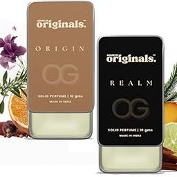 House Of Originals™ Luxury Solid Perfume I Rakhi Gift Set for Brother & Sister | Alcohol-Free, Long-Lasting Fragrances (Origin & Realm) I With Candelilla Wax, Vitamin E & Mango Butter I 2×10g-image-73