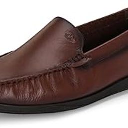 Brown Leather Casual Shoes Loafers for Men V-CLASS-01-image-18