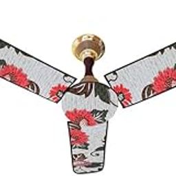 Dream Care Printed Ceiling Fan Cover – Stylish Dustproof Cover for Fans, Washable & Reusable, Decorative Home Accessory Print SA21-image-88