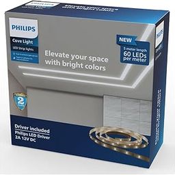 PHILIPS 5-Meter LED Strip Light With Driver | 60 LED Per Meter Strip Light For Ceiling | Wattage : 25W, Colour : Cool Day Light | Pack of 1-image-75