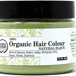 Organic Hair Colour (Soft Black) Natural Hair Colour for Women and Men 150 g-picture-16