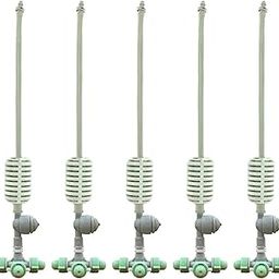 skyblue (5pcs) Irrigation 4 Way Fogger with Anti-drip Check Valve, for garden, greenhouses, Poultry Farm - Set of 5-image-20