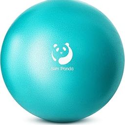 Slim Panda Gymnastics Ball, Small, 23 cm Pilates Ball with Inflatable Straw, Soft Yoga Ball, Exercise, Inflatable Ball for Seniors Therapy, Home, Fitness, Balance Training-image-98