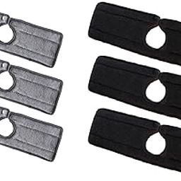 UJEAVETTE 6 Pcs Kitchen Faucet Absorbent Pads Bathroom Drying with Buttons-image-28