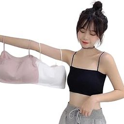 Women Bra - Girls Bra Lightly Padded Bra Sports Bra Nylon Material (Full Coverage, Removable Padded) Everyday Bra Free Size (28-30-32-34) Combo Bra Pack of 3 PIS-picture-10