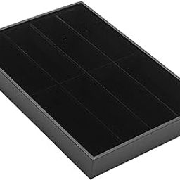 velura Glasses Case 8 Grids Sturdy Sunglasses Storage Box for Watches Beads Jewelry Black|1 Sunglasses Organizer Box|Eyeglass Cases| Vision Care |Health & Beauty-picture-16