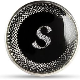 Black Colored Alphabet Lapel Pin-image-52