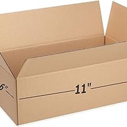 Box Brother 3 Ply Brown Corrugated Box Packing box Size: 11x6x5 Length 11 inch Width 6 inch Height 5 inch 3Ply Corrugated packing box (Pack of 30)-10