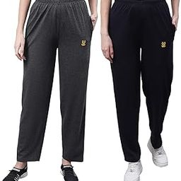 Regular Fit Multicolor Women Trackpants(Pack of 2-MACK632634)-image-60
