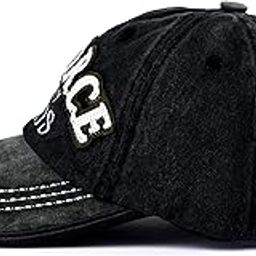 Denim Stylish Cotton Embroidered Adjustable Baseball Cap for Adult Men Women Unisex-image-58