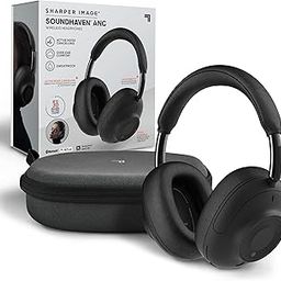 Sharper Image Soundhaven Wireless Over-Ear Bluetooth Headphones, Active Noise Canceling, 30-Hour Playtime, IPX4 Sweatproof, Music & Call Touch Controls, Connect to 2 Devices, Premium Audio Drivers-image-25