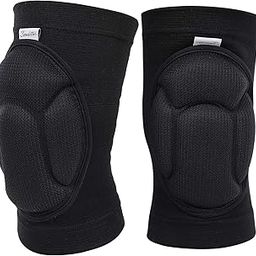 Soudittur Sponge Knee Pads Protective Thick Anti-Slip Collision Dance Kneeling Kneepads Adult Warm Avoidance Knee Sleeve-70